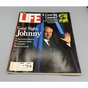 Life Magazine May 1992 Johnny Carson Tonight Show Tribute Issue Detached Cover